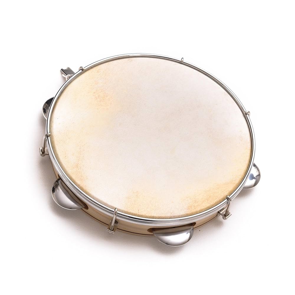カポエイラ　パンデイロ　Capoeira Pandeiro Capoeira Leather Pandeiro Drum Tambourine Samba Brasil Wood